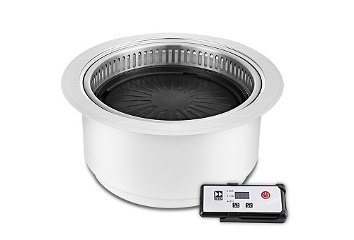 圓形下排煙烤爐GP（垂直吸風口）