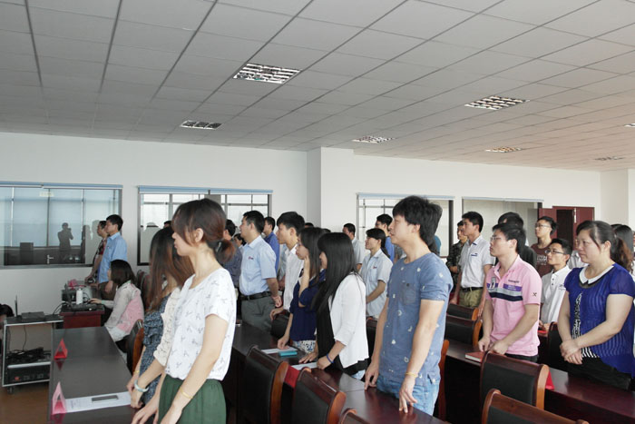 熱烈祝賀七月份韓博科技員工大會勝利召開